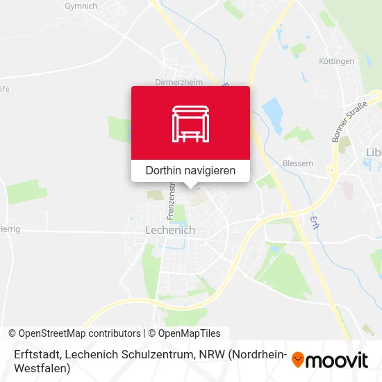 Erftstadt, Lechenich Schulzentrum Karte