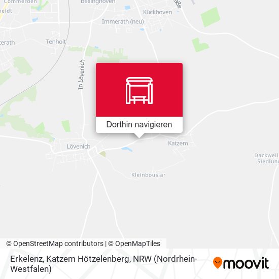 Erkelenz, Katzem Hötzelenberg Karte