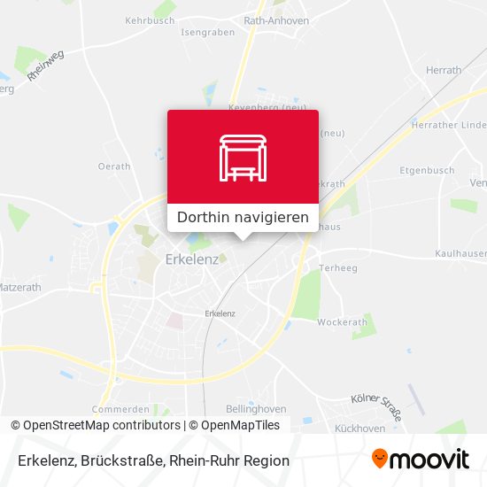 Erkelenz, Brückstraße Karte