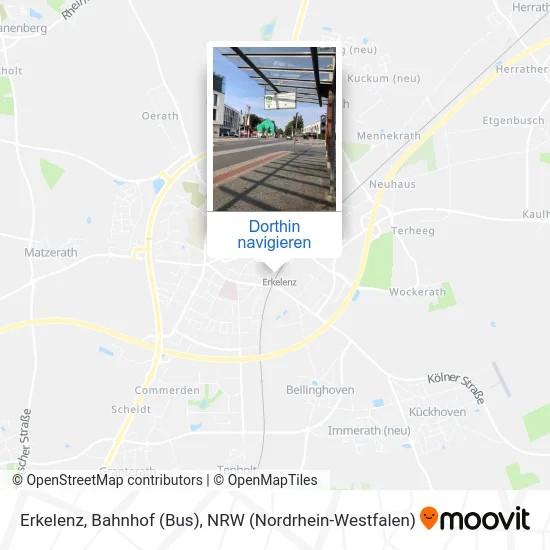 Erkelenz, Bahnhof (Bus) Karte