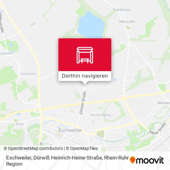 Eschweiler, Dürwiß Heinrich-Heine-Straße Karte
