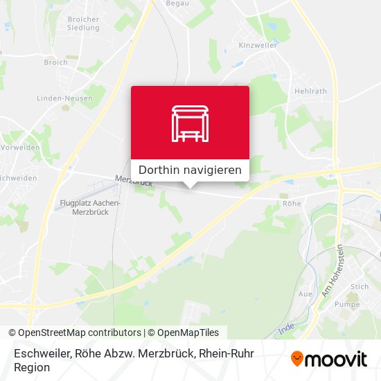 Eschweiler, Röhe Abzw. Merzbrück Karte