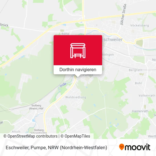 Eschweiler, Pumpe Karte