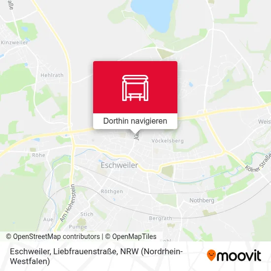 Eschweiler, Liebfrauenstraße Karte