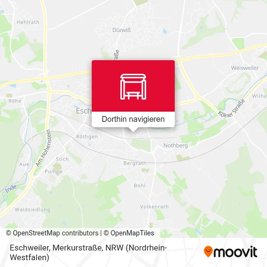 Eschweiler, Merkurstraße Karte