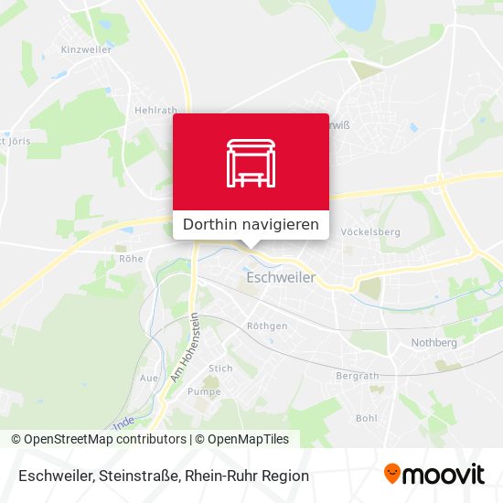 Eschweiler, Steinstraße Karte