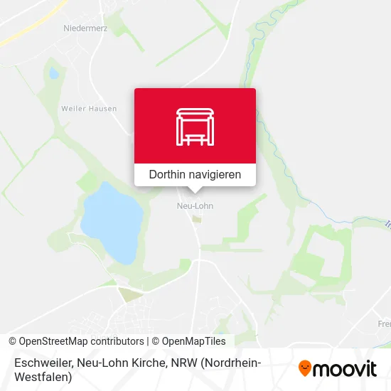 Eschweiler, Neu-Lohn Kirche Karte