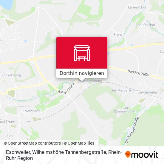 Eschweiler, Wilhelmshöhe Tannenbergstraße Karte