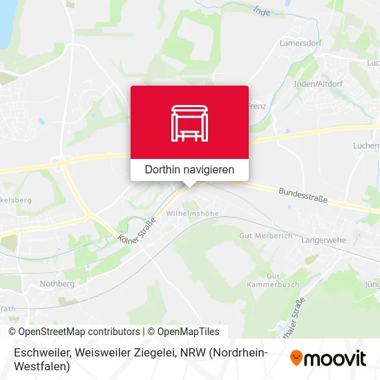 Eschweiler, Weisweiler Ziegelei Karte