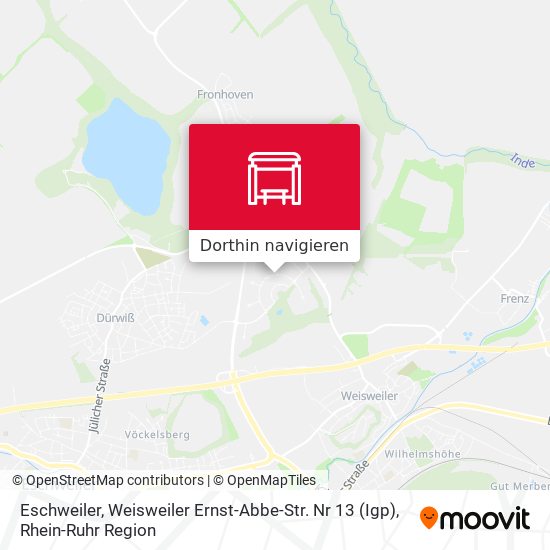 Eschweiler, Weisweiler Ernst-Abbe-Str. Nr 13 (Igp) Karte