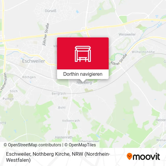 Eschweiler, Nothberg Kirche Karte