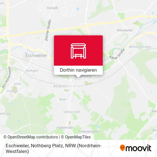 Eschweiler, Nothberg Platz Karte