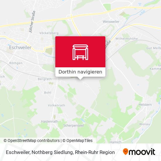 Eschweiler, Nothberg Siedlung Karte