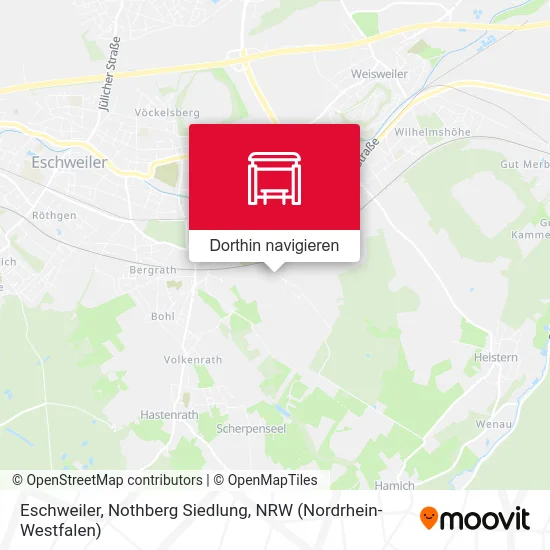 Eschweiler, Nothberg Siedlung Karte