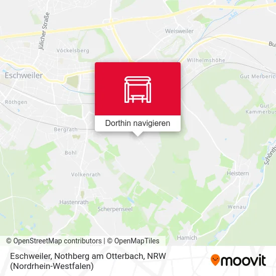Eschweiler, Nothberg am Otterbach Karte