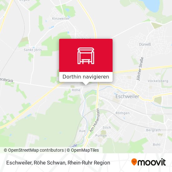Eschweiler, Röhe Schwan Karte