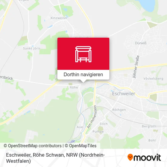 Eschweiler, Röhe Schwan Karte