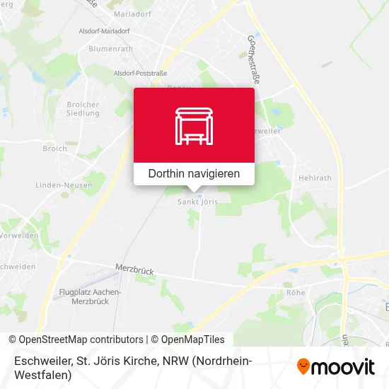 Eschweiler, St. Jöris Kirche Karte