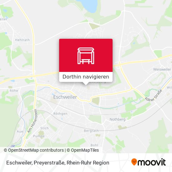 Eschweiler, Preyerstraße Karte