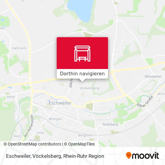Eschweiler, Vöckelsberg Karte