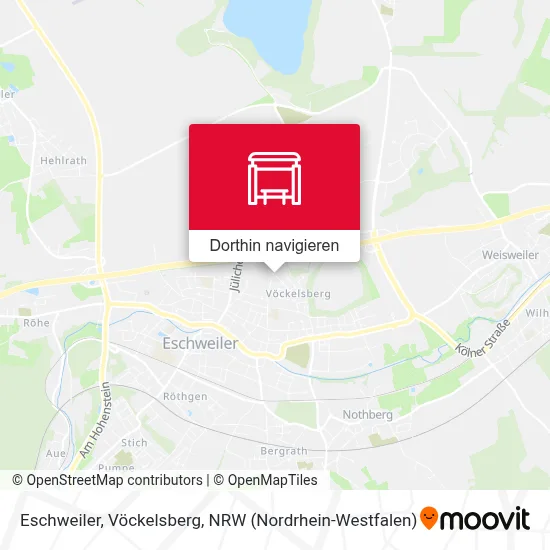 Eschweiler, Vöckelsberg Karte