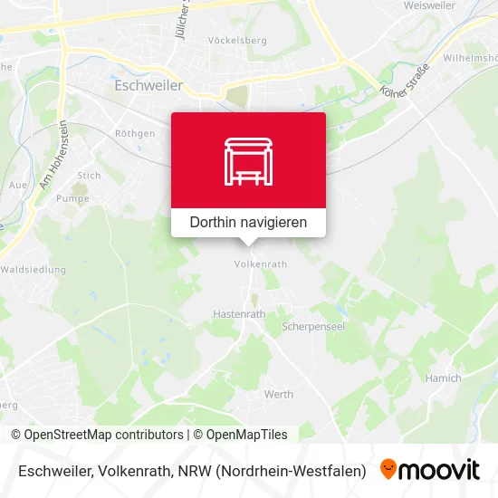 Eschweiler, Volkenrath Karte