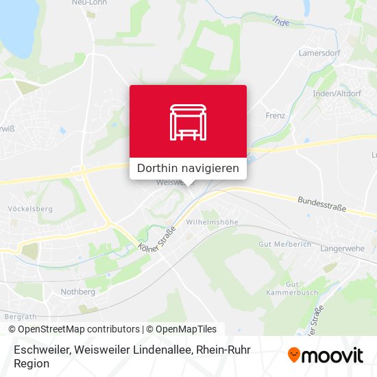Eschweiler, Weisweiler Lindenallee Karte