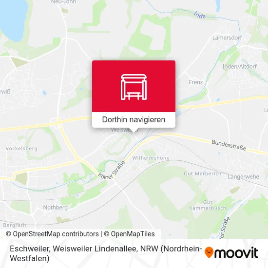 Eschweiler, Weisweiler Lindenallee Karte