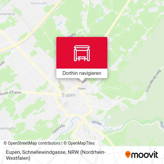 Eupen, Schnellewindgasse Karte