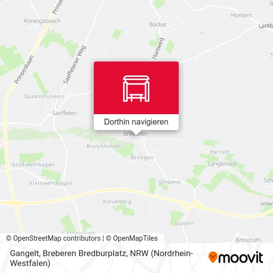 Gangelt, Breberen Bredburplatz Karte