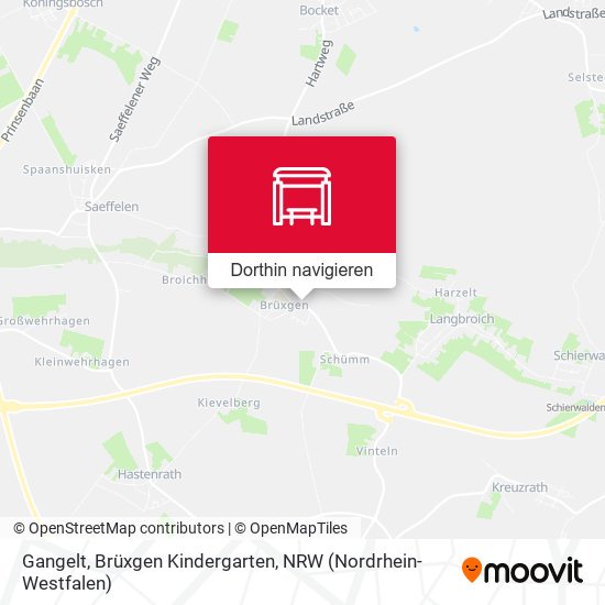 Gangelt, Brüxgen Kindergarten Karte