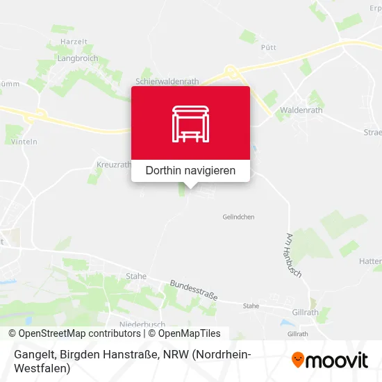 Gangelt, Birgden Hanstraße Karte