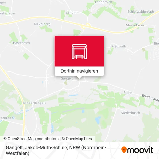 Gangelt, Jakob-Muth-Schule Karte