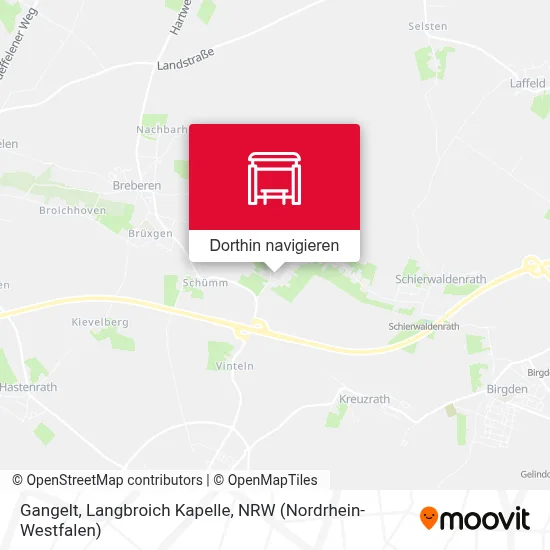 Gangelt, Langbroich Kapelle Karte