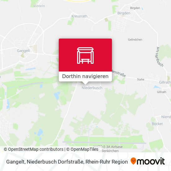 Gangelt, Niederbusch Dorfstraße Karte