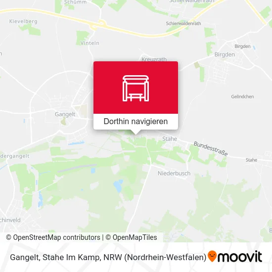 Gangelt, Stahe Im Kamp Karte