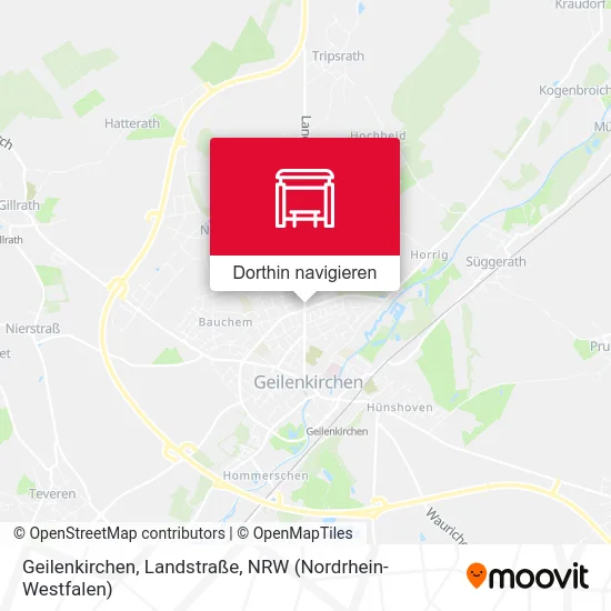 Geilenkirchen, Landstraße Karte