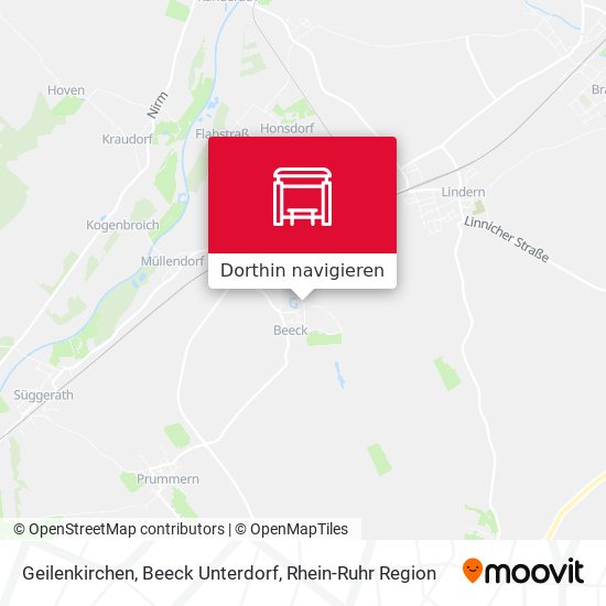 Geilenkirchen, Beeck Unterdorf Karte