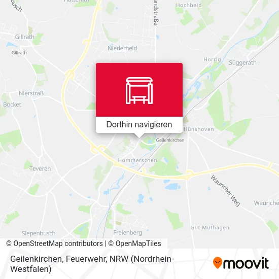 Geilenkirchen, Feuerwehr Karte