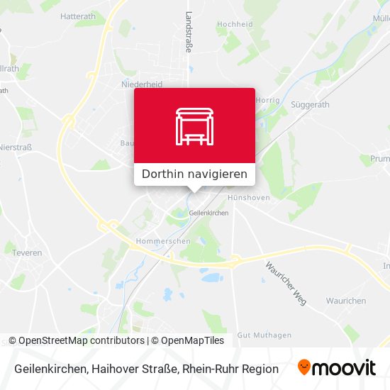 Geilenkirchen, Haihover Straße Karte