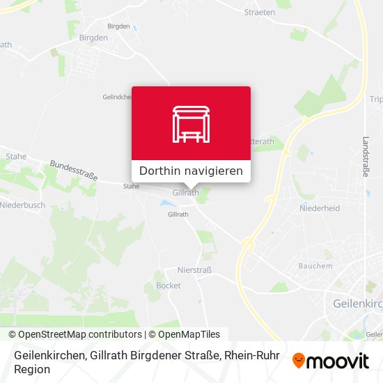 Geilenkirchen, Gillrath Birgdener Straße Karte