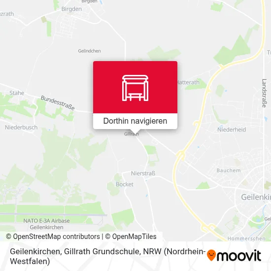 Geilenkirchen, Gillrath Grundschule Karte