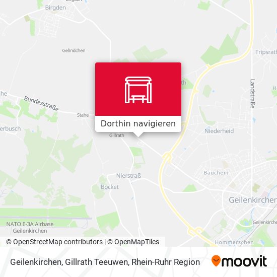 Geilenkirchen, Gillrath Teeuwen Karte