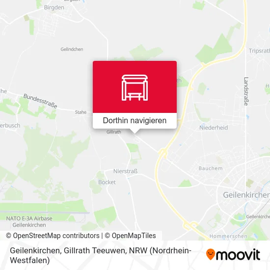 Geilenkirchen, Gillrath Teeuwen Karte