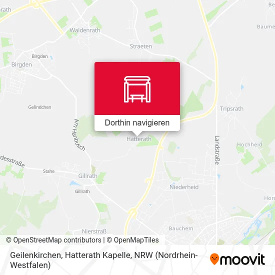 Geilenkirchen, Hatterath Kapelle Karte