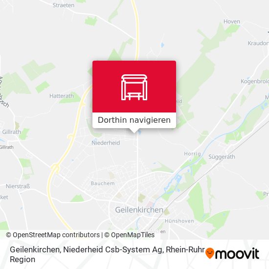 Geilenkirchen, Niederheid Csb-System Ag Karte