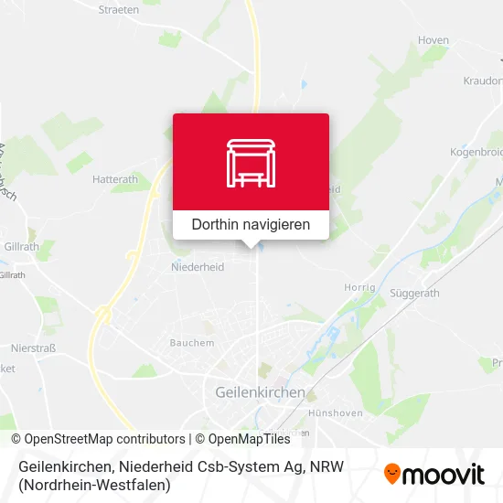 Geilenkirchen, Niederheid Csb-System Ag Karte