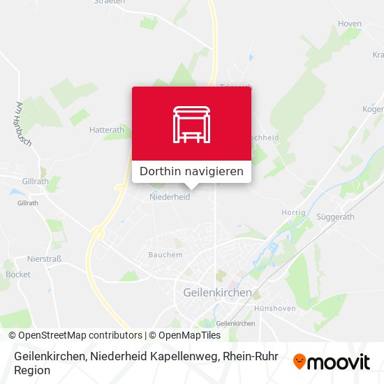 Geilenkirchen, Niederheid Kapellenweg Karte