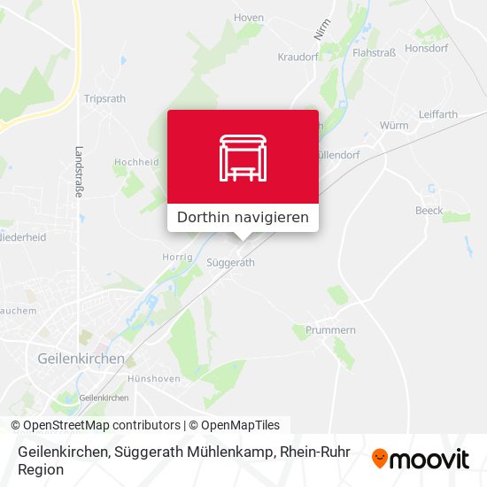 Geilenkirchen, Süggerath Mühlenkamp Karte