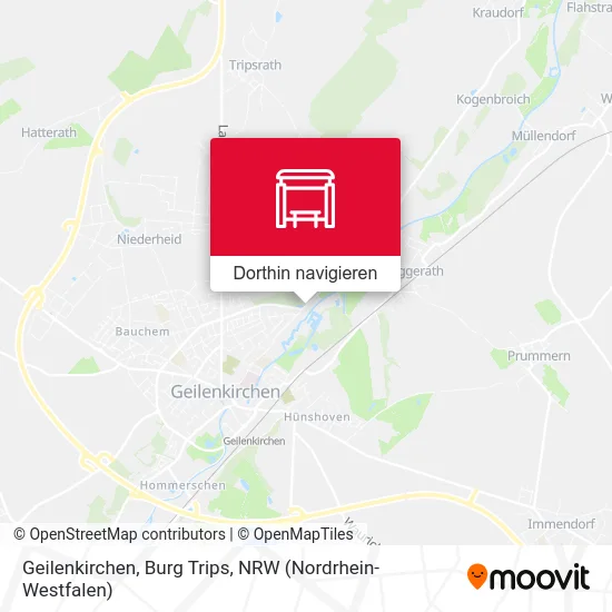 Geilenkirchen, Burg Trips Karte